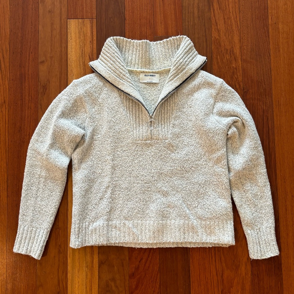 Old Navy Quarter Zip Sweater